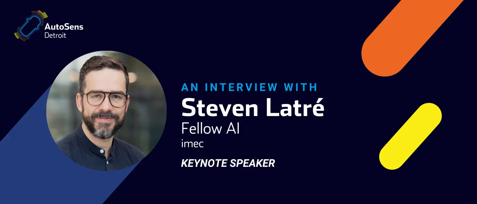 An interview with Steven Latre Fellow AI at Imec