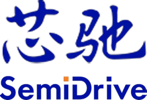 Logo of SemiDrive featuring Chinese characters above the company name in English.