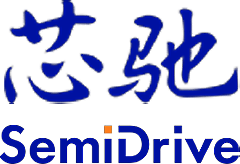 Logo of SemiDrive featuring Chinese characters above the company name in English.