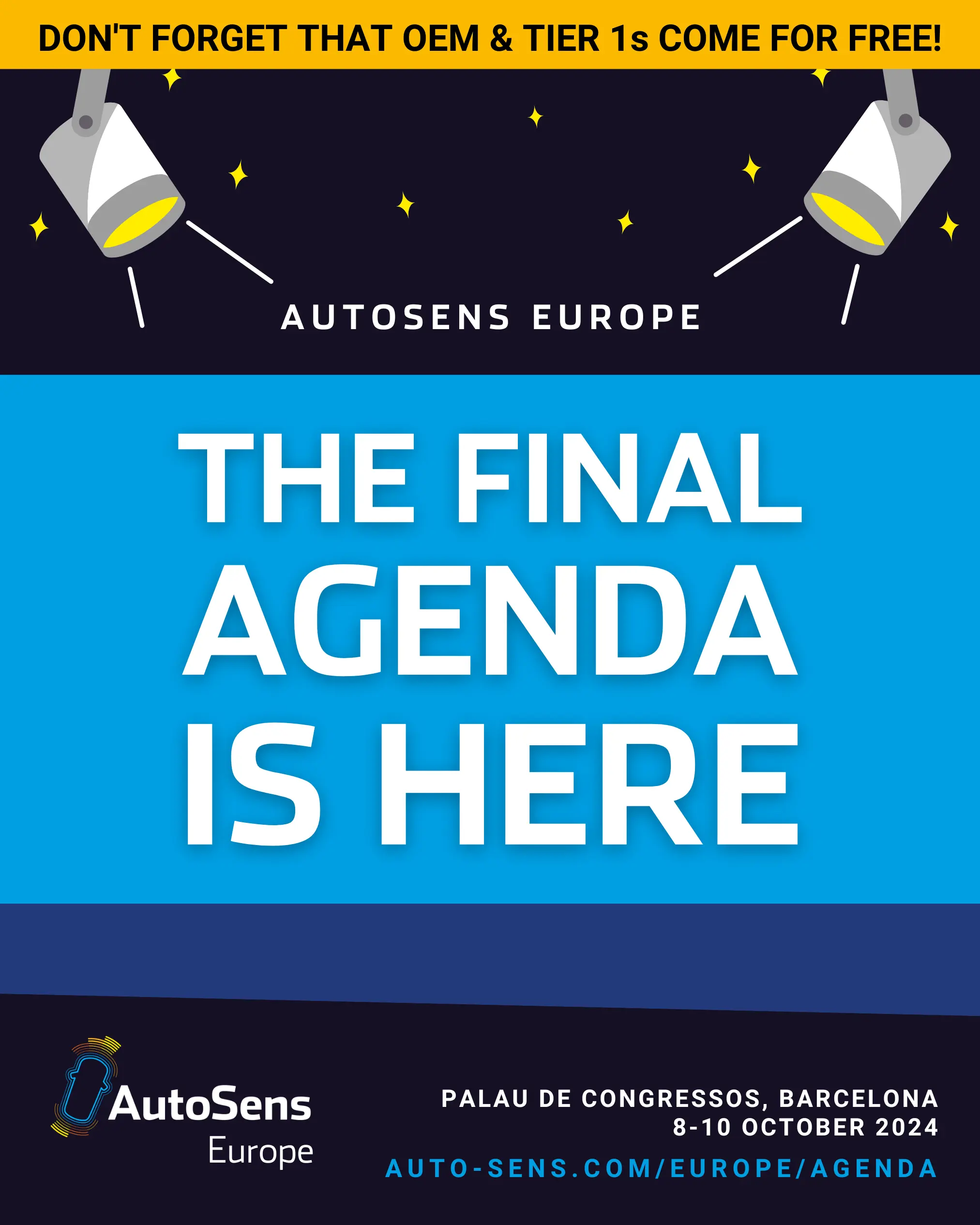 AutoSens Europe 2024 Agenda