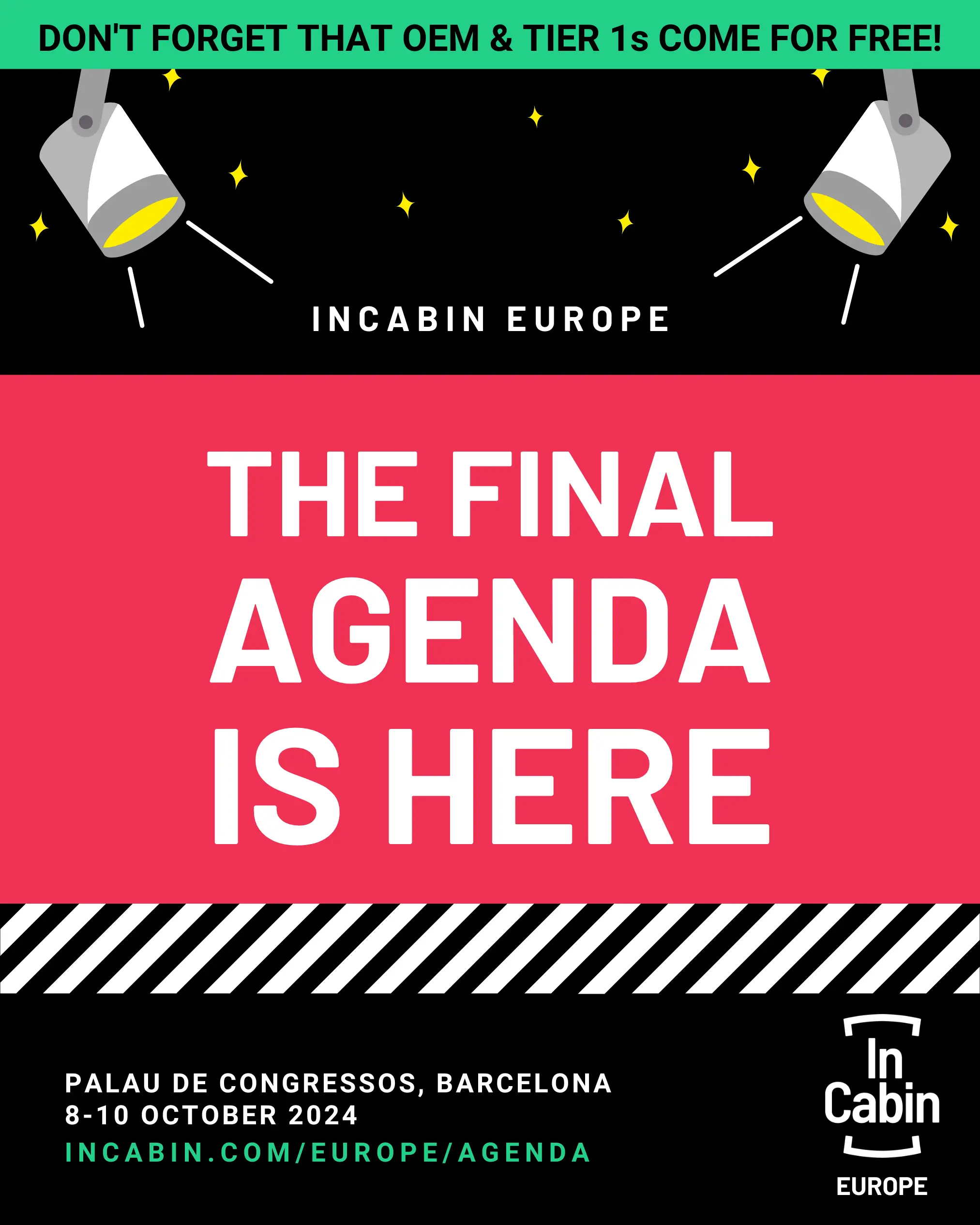 InCabin Europe 2024 Agenda