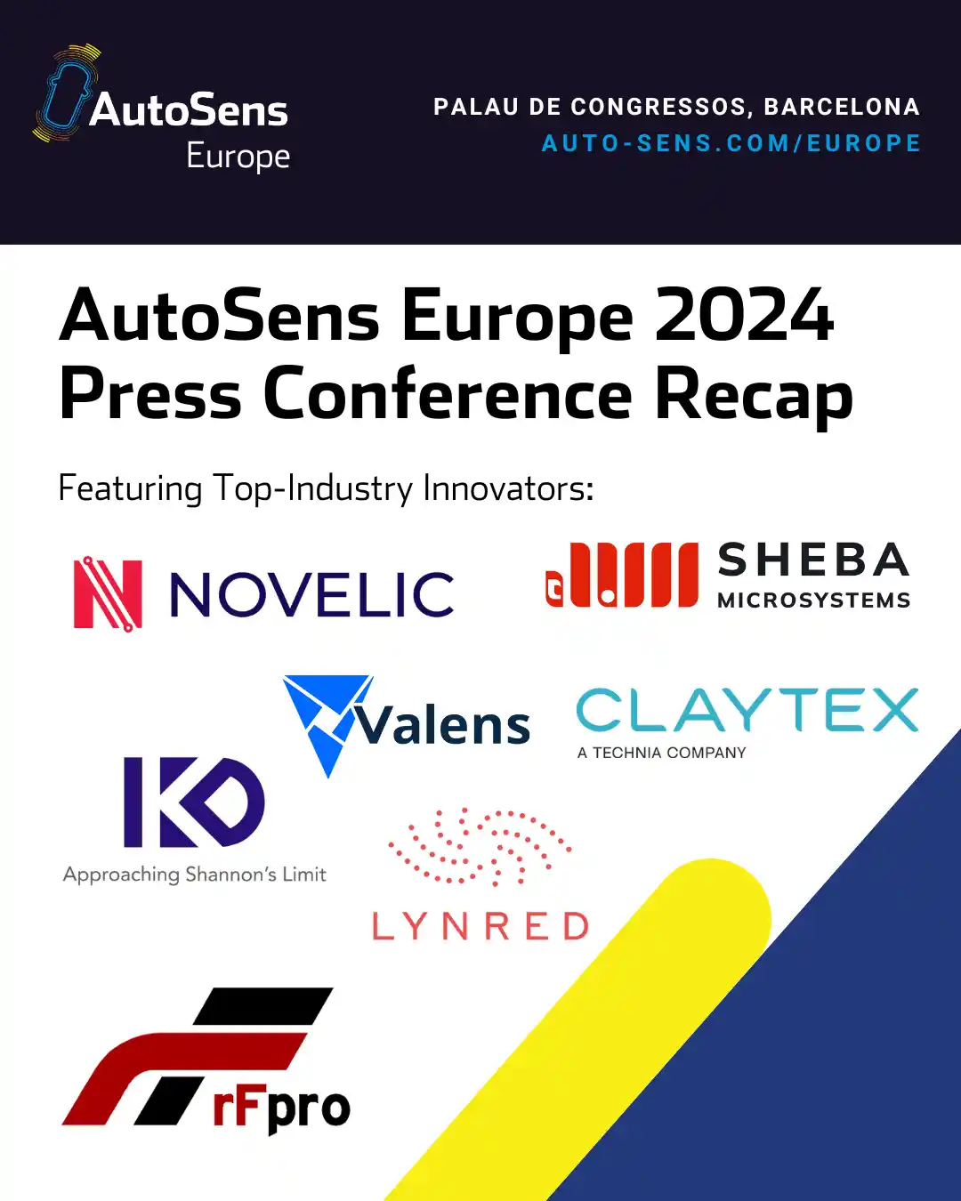 AutoSens Europe 2024 Demos & Exhibition: Where Innovation Drives the Future