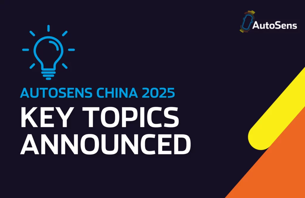 AutoSens China Key topics 2025