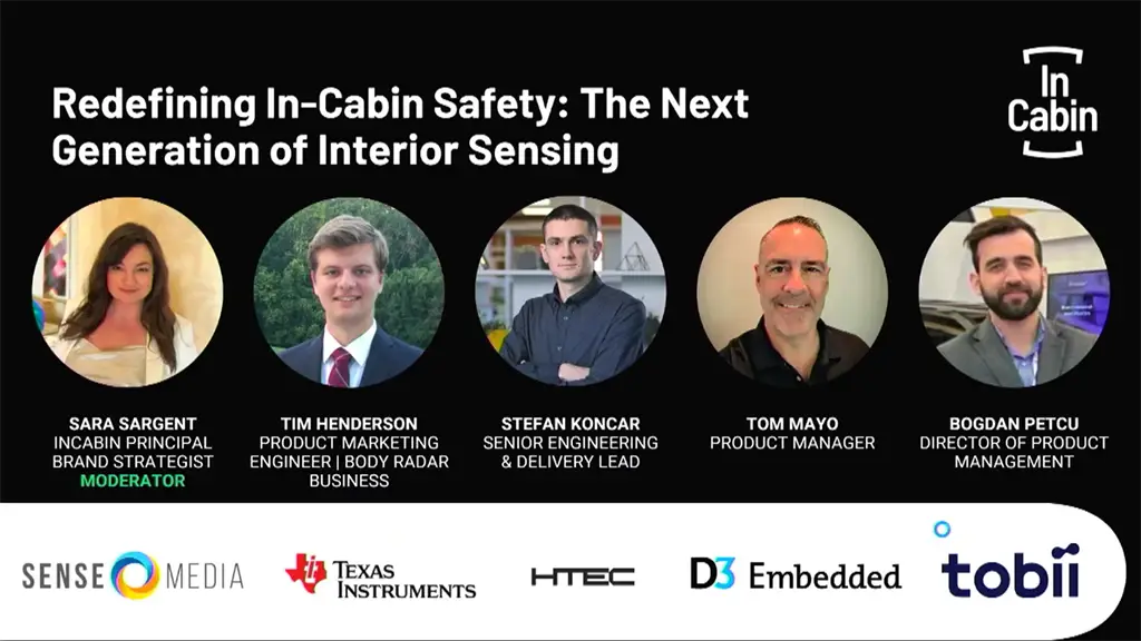Panel Discussion Redefining In Cabin Safety The Next Generation of Interior Sensing